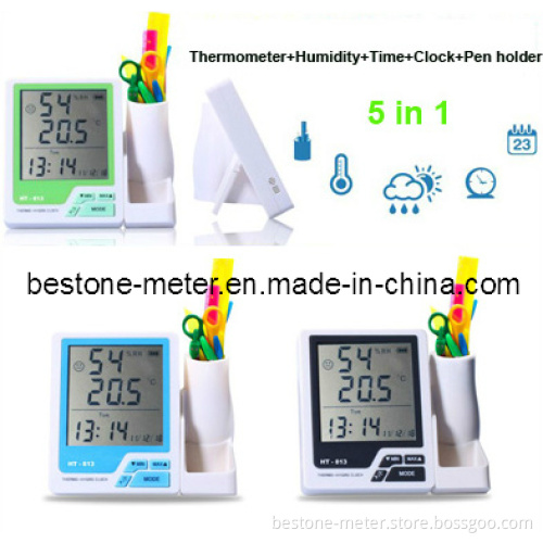Hygro-Thermometer Clock (HTC-813)